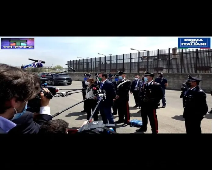 Salvini Catania 14 maggio 2021