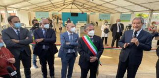 Vaccini: è stato inaugurato oggi in mattinata…, il Palatenda a Brolo