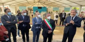 Vaccini: è stato inaugurato oggi in mattinata…, il Palatenda a Brolo