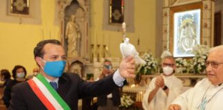 Rinnovata oggi la tradizione dell’offerta del cero votivo alla Madonna di Montalto