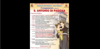 Sabato 12 giugno, Vigilia della Festa di S. Antonio, alle ore 21 secondo appuntamento della Rassegna Musicale “In Festa con S. Antonio”