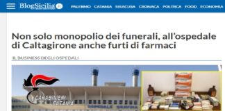 Nel corso dell’esecuzione della misura cautelare emessa dal GIP del Tribunale di Caltagirone nell’ambito dell’indagine denominata “Requiem”, dello scorso maggio, uno dei destinatari dei provvedimenti cautelari è stato trovato in possesso di una gran quantità di farmaci