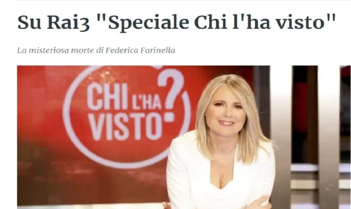 speciale Chi l'ha Visto