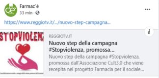 Nuovo step della campagna #Stopviolenza, promossa dall’Associazione Cult3.0 che viene recepita nel progetto Farmacia per il sociale
