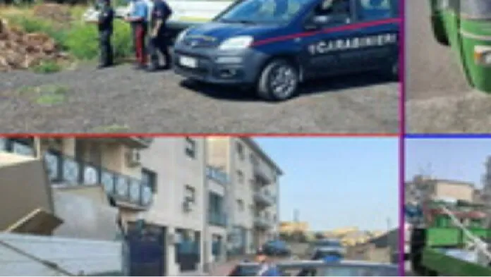 Illecito trasporto rifiuti Carabinieri Catania