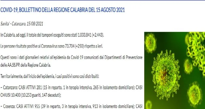 c calabria 15 agosto 2021