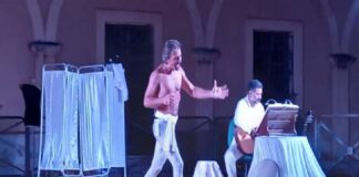 Grande successo e sold out per lo spettacolo “Telemaco prigioniero, Odissea 2021” con Eros Salonia e Giacomo Guttadauro, inserito dall’amministrazione comunale nell’ambito della rassegna “Milazzo Estate 2021”