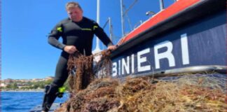 Nella giornata di ieri i Carabinieri della Compagnia di Milazzo e del Nucleo Subacquei di Messina hanno recuperato una rete “fantasma”, lunga circa 200 metri