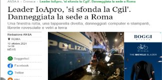 C’era anche il ristoratore Biagio Passaro, leader del movimento ‘IoApro’ tra i manifestanti che ieri hanno invaso la sede della Cgil a Roma