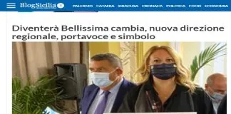 I responsabili di Diventerà Bellissima, il movimento fondato in occasione della sua candidatura alla Presidenza della Regione nel 2017 dal governatore regionale siciliano Nello Musumeci hanno deciso di apportare alcuni cambiamenti nell’ottica di una programmazione protesa all’ultimo anno di Legislatura ed alle prossime elezioni del 2022