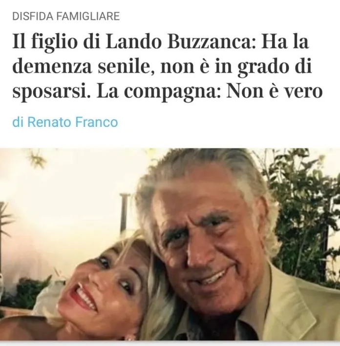Buzzanca Lando demenza