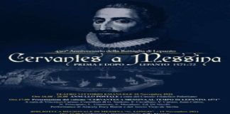 Domani, mercoledì 10, alle ore 11, nel corso di una conferenza stampa nella Sala Ovale di Palazzo Zanca, sarà illustrato il programma dei due eventi commemorativi della presenza a Messina di Miguel de Cervantes tra il 1571 e il 1572, nell’ambito delle Commemorazioni europee del 450° Anniversario della Battaglia di Lepanto