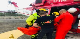 Alle ore 15.00 circa di oggi la squadra dei vigili del fuoco di Lipari è intervenuta per soccorso a persona in località Valle Muria