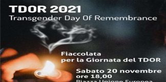 Domani, sabato 20, anche a Messina in Piazza Unione Europea dalle 18 alle 20 si celebrerà il TdoR (Transgender Day of Remembrance) con una fiaccolata commemorativa, promossa dall’Associazione Arcigay Makwan