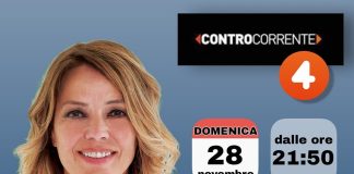 Buona domenica: “Ci vediamo questa sera alle 21:50 a #Controcorrente – Rete4”