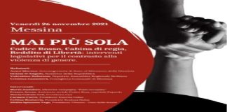 Si svolgerà venerdì 26 novembre alle ore 16.00 nella Chiesa di Santa Maria Alemanna il convegno “Mai più sola: Codice Rosso, Cabina di Regia, Reddito di Libertà: interventi legislativi per il contrasto alla violenza di genere”