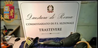 Agenti della Polizia di Stato il 17 ottobre scorso sono intervenuti in zona Gianicolo, a seguito di furto consumato su vettura con targa diplomatica