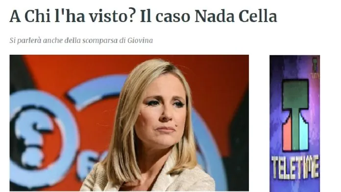 Sciarelli Rai3