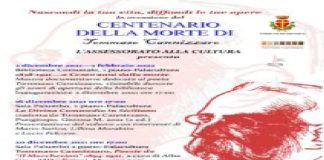 Domani, giovedì 2, alle ore 17, presso la Biblioteca Comunale al Palacultura, alla presenza dell’Assessore alla Cultura Enzo Caruso, in occasione del Centenario dalla morte di Tommaso Cannizzaro, sarà inaugurata una Mostra contenente documenti e testi che raccontano la sua vita, i suoi rapporti di amicizia, i suoi amori