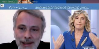 Giovanni Frajese, l’endocrinologo che ha studiato Medicina con il vice ministro alla Salute del Governo guidato da Mario Draghi, Pierpaolo Sileri (#M5S), ha dichiarato a ‘L’Aria Che Tira’ (in onda su La7 tutti i giorni alle 11.00 con la conduzione di Myrta Merlino) del 15 dicembre 2021: “Non ho intenzione di vaccinare mia figlia anche se c’è un prezzo da pagare in termini di libertà molto alto”