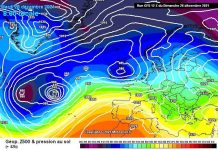 ULTIMA INNAFFIATA DEL 2021 CON BURRASCA CATABATICA DI MAESTRALE. DA GIOVEDI ALTA PRESSIONE A TUTTO SPIANO