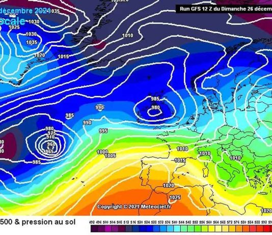 ULTIMA INNAFFIATA DEL 2021 CON BURRASCA CATABATICA DI MAESTRALE. DA GIOVEDI ALTA PRESSIONE A TUTTO SPIANO