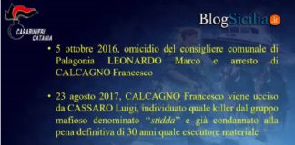 Un assessore del Comune di Palagonia è stato arrestato da Carabinieri per concorso nell’omicidio di Francesco Calcagno, assassinato nel paese della Piana di Catania il 23 agosto del 2017