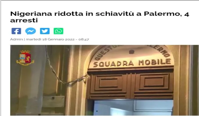 Operazione contro la prostituzione Palermo