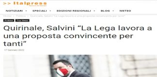 “Sul Quirinale non ho piani B”