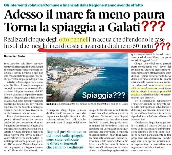 Spiaggia Galati Marina