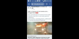 Romano di Lombardia (Bergamo): ieri sera un padre disperato si è dato fuoco in auto