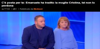 Ieri 12 marzo 2022…, alle ore 21.20 su Canale5 vi è stata l’ultima puntata di C’è posta per te, il programma condotto da Maria De Filippi