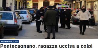 Nelle scorse ore…, è stato arrestato Alfredo Erra, l’uomo 40enne che stamane ha ucciso la sua ex, Anna Borsa (30 anni), sparandole in testa con una pistola… all’interno di un salone di parrucchiere in via Tevere, a Pontecagnano Faiano un Paese della Provincia di Salerno
