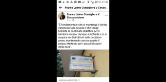 In agitazione le famiglie dei piccoli discenti che hanno immediatamente contattato il Consigliere della V Municipalità Franco Laimo (presidente della Commissione Politiche Sociali e Scolastiche della V Circoscrizione)