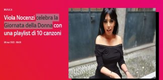 Viola Nocenzi, musicista e scrittrice romana che ha pubblicato un album che porta il suo nome e il libro Pensieri Viola, celebra la Giornata della Donna