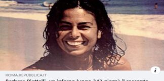 Barbara Piattelli, un inferno lungo 343 giorni: il racconto del sequestro (avvenuto nel 1980) più lungo mai subìto da una donna, l’allora 27enne figlia del prestigioso sarto di moda maschile e del cinema, verrà fatto in ‘Racconti Criminali’ di Vania Colasanti, scrittrice e autrice