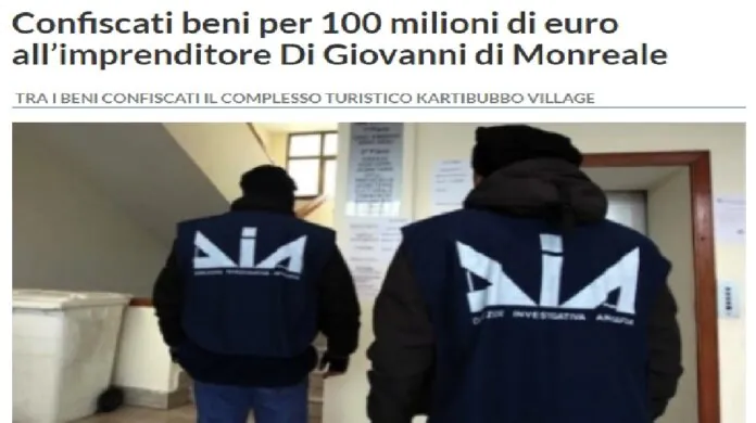 Confisca beni Di Giovanni