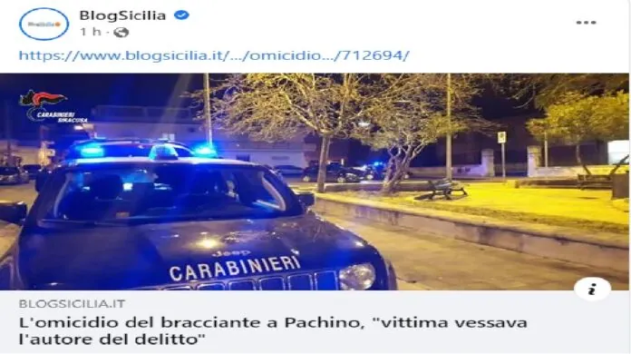Delitto Pachino