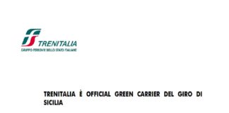 Trenitalia è Official Green Carrier del Giro di Sicilia, in programma da oggi, 12 aprile, fino a venerdì 15 aprile, tra le più antiche corse a tappe italiane che precede il Giro d’Italia in programma nel mese di maggio