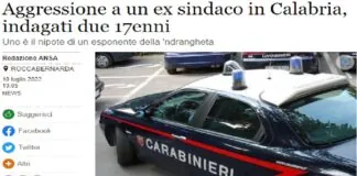 Due diciassettenni sono indagati come i presunti autori della violenta aggressione, avvenuta nella notte tra sabato 9 e domenica 10 luglio 2022 a Roccabernarda, nel crotonese