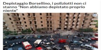 Non abbiamo depistato proprio niente e anche se depistaggio ci fosse stato non lo avrebbero certamente fatto fare a noi che siamo ‘pesci piccoli’