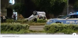 Alle 23.00 circa di ieri 24 luglio 2022, poco dopo il Museo di viale della Libertà a Messina si è verificato un incidente stradale