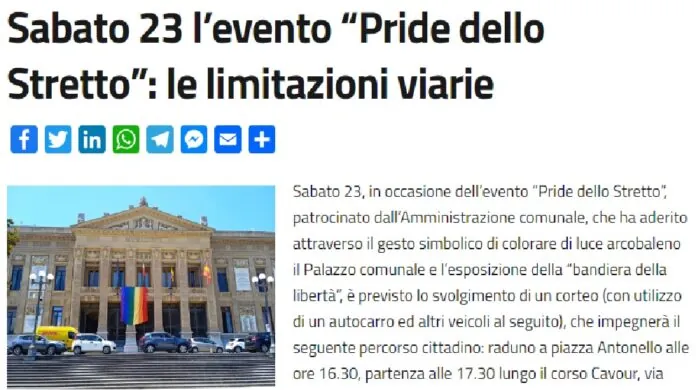 Limitazioni Pride