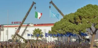 Ieri…, si è tenuta la cerimonia di saluto nella piazza d’armi della caserma “Crisafulli Zuccarello” di Messina