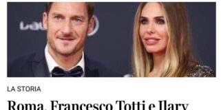 «Era nell’aria da mesi, e adesso la conferma è arrivata… Francesco Totti e Ilary Blasi si separano»