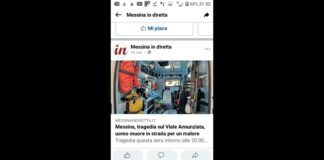 Tragedia questa sera intorno alle 20.00 a Messina in Viale Annunziata nelle immediate vicinanze della rotatoria con la Strada Panoramica dello Stretto