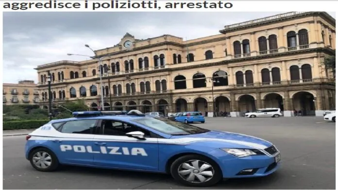 Aggressione stazione Palermo