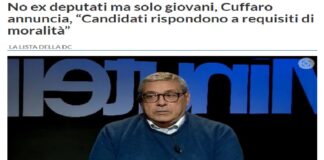 “Nessun ex deputato ma gente nuova nelle nostre liste”