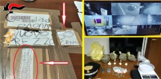 I Carabinieri del Nucleo Operativo della Compagnia di Catania Fontanarossa hanno arrestato due catanesi di 28 e 35 anni che avrebbero gestito uno spaccio di droga come fosse una bottega con listino prezzi ben esposto