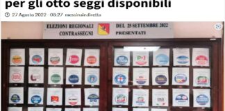 Alle 16.00 di ieri è scaduto il termine per la presentazione delle liste elettorali per le elezioni regionali del 25 settembre